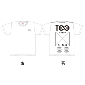 “VOICE × Golden8=∞” ツアーT-Shirts（白）